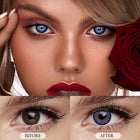 MYEYEBB Miracle Times Deep Blue Cosplay Contact Lenses