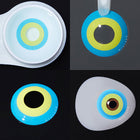 MYEYEBB Block Blue & Yellow Prescription Cosplay Lenses