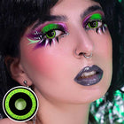 MYEYEBB Nebulos Green Cosplay Colored Contact Lenses Set