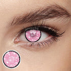 MYEYEBB Blind Coral Cosplay Colored Contact Lenses Pair