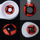 MYEYEBB Sharingan Bladed Prescription Cosplay Colored Contact Lenses