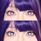 MYEYEBB Blind Ruby Hoshino Purple Cosplay Contact Lenses