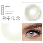 MYEYEBB Aurora Crystal Grey Colored Contact Lenses