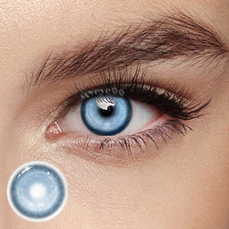 MYEYEBB Cyber Blue Prescription Cosplay Contact Lenses 6 Months