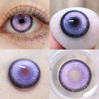 MYEYEBB Cyber Violet Prescription Cosplay Colored Lenses