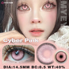 MYEYEBB Cyber Pink Cosplay Colored Contact Lenses 6 Months