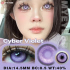 MYEYEBB Cyber Violet Prescription Cosplay Colored Lenses