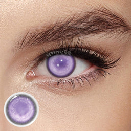 MYEYEBB Cyber Mesh Violet Prescription Cosplay Lenses 6 Months