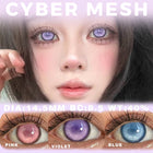 MYEYEBB Cyber Mesh Violet Prescription Cosplay Lenses 6 Months