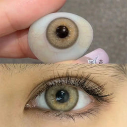 MYEYEBB Wild DNA Brown Colored Contact Lenses