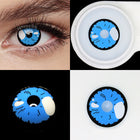 MYEYEBB Black Lobelia Blue Cosplay Colored Contact Lenses