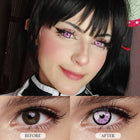 MYEYEBB Shizuku Purple Cosplay Colored Contact Lenses