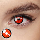 MYEYEBB Black Lobelia Red Cosplay Colored Contact Lenses