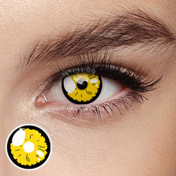 MYEYEBB Veronica Yellow Cosplay Colored Contact Lenses 14.5mm