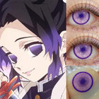 MYEYEBB Kochou Shinobu Violet Prescription Cosplay Lenses