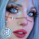 MYEYEBB Blind Genshin Impact Snow Cosplay Contact Lenses