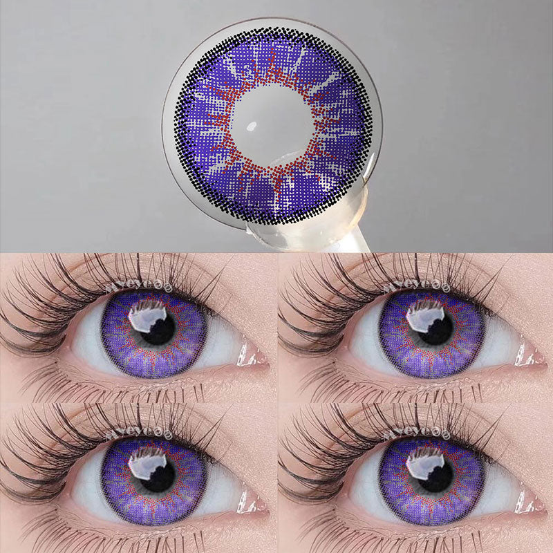 MYEYEBB Magic Hour II Vika Violet Prescription Colored Contact Lenses