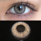 MYEYEBB Moonbeam II Cow Boy Brown Prescription Colored Contact Lenses