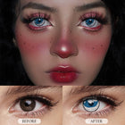 MYEYEBB Blind Kumooni Cosplay Colored Contact Lenses