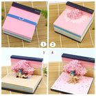 Cherry Blossom Fantasy - 3D Memo Pad with Led Light(Green)