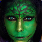 MYEYEBB Blind Lizard Eye Green Cosplay Contact Lenses