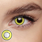 MYEYEBB Elements Yellow Prescription Cosplay Contact Lenses