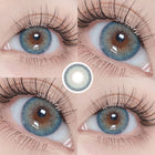 MYEYEBB Deepwater Zone Blue Prescription Colored Contact Lenses