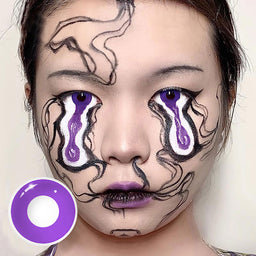 MYEYEBB Violet Block Cosplay Colored Contact Lenses