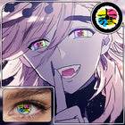 MYEYEBB Blind Douma Prescription Cosplay Contact Lenses