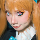 MYEYEBB Blind Titan Pink Cosplay Colored Contact Lenses