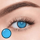 MYEYEBB Blind Blue Mesh Cosplay Colored Contact Lenses