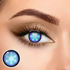 MYEYEBB Blind Snowflake Cosplay Colored Contact Lenses