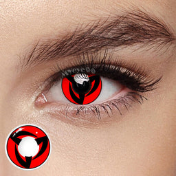 MYEYEBB Mangekyo Cosplay Colored Contact Lenses