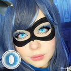 MYEYEBB Blind Ragdoll Cat Blue Prescription Contact Lenses