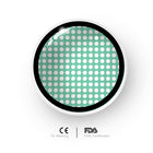 MYEYEBB Blind Mesh Green Prescription Cosplay Colored Contact Lenses