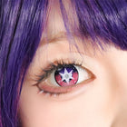 MYEYEBB Blind Ruby Hoshino Purple Cosplay Contact Lenses