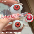 MYEYEBB Cyber Red Prescription Cosplay Contact Lenses 6 Months 1 Day