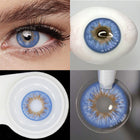 MYEYEBB Crush Blue Men Colored Contact Lenses