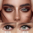 MYEYEBB Aurora Crystal Grey Colored Contact Lenses