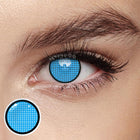 MYEYEBB Blind Blue Mesh Cosplay Colored Contact Lenses