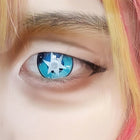 MYEYEBB Blind Aqua Hoshino Blue Cosplay Colored Contact Lenses