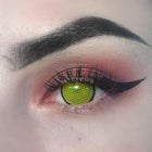 MYEYEBB Blind Yellow Manson Mesh Cosplay Colored Contact Lenses