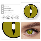 MYEYEBB Maru Green Cat Eye Cosplay Colored Contact Lenses