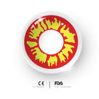 MYEYEBB Flame Prescription Cosplay Colored Contact Lenses