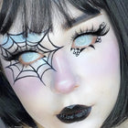 MYEYEBB Blind White Mesh Cosplay Colored Contact Lenses