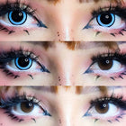 MYEYEBB Nebulos Blue Cosplay Colored Contact Lenses Pair