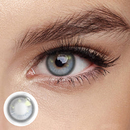 MYEYEBB Kranya Grey Prescription Cosplay Colored Contact Lenses