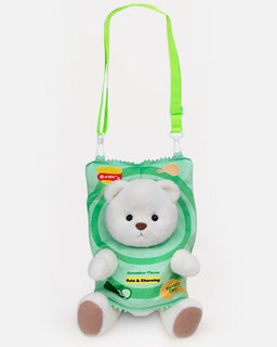 Getahug Bear Potato Chips Backpack Set | Handmade Jointed Teddy Bear Gift