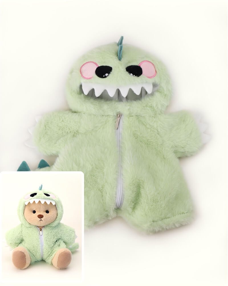 Getahug Furry Dino Bear | Handmade Jointed Teddy Bear Gift