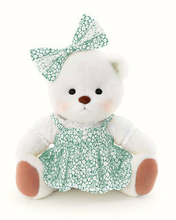 Getahug Green Floral Skirt Bear | Handmade Jointed Teddy Bear Gift